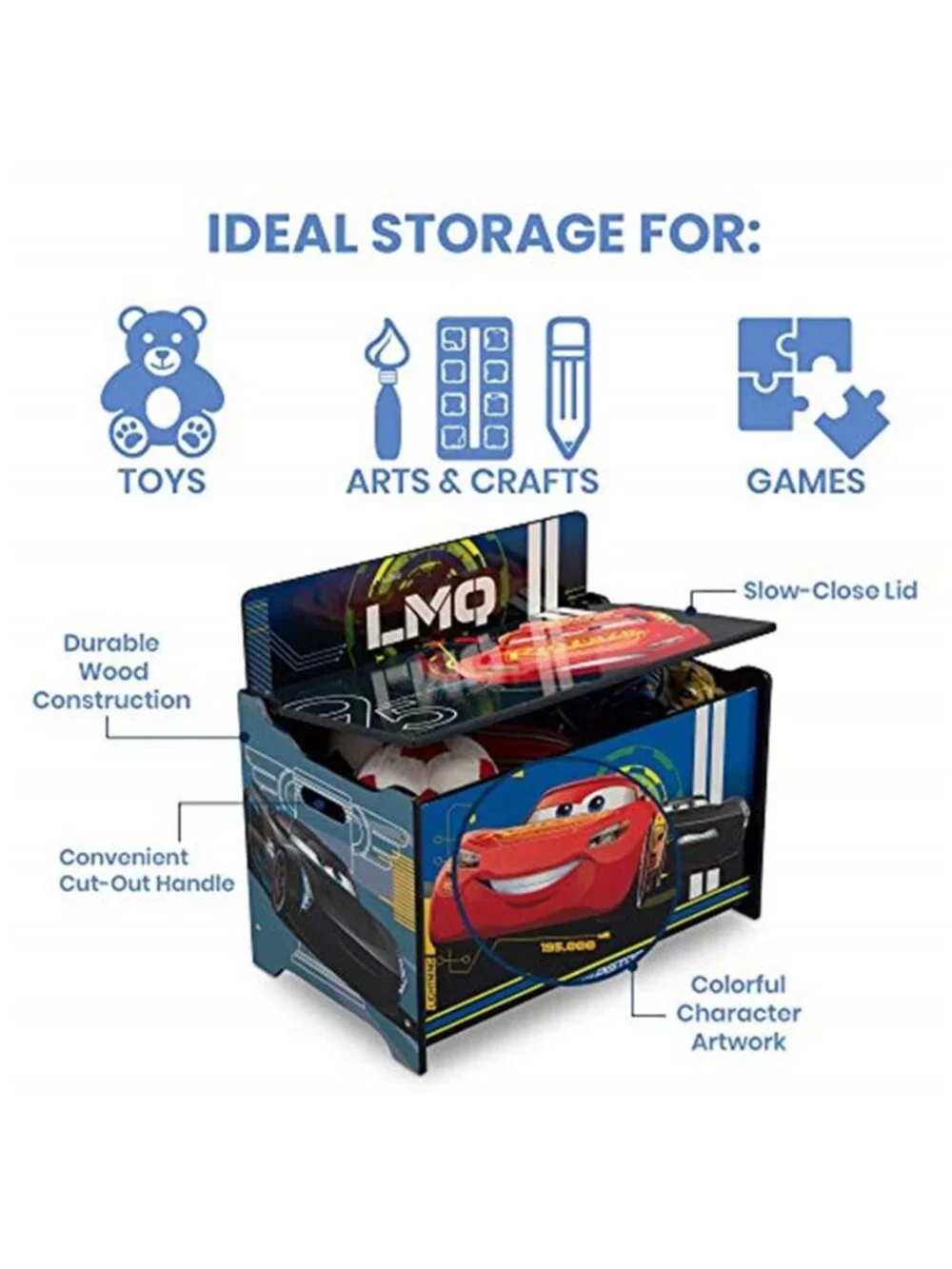 New Deluxe Toy Box, Disney/Pixar Cars